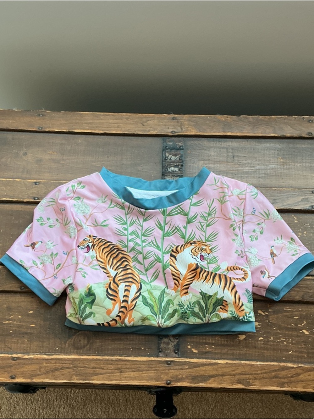 Averie tiger swim top, EUC